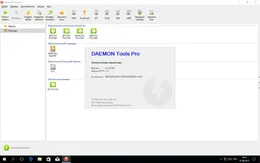 Главное окно DAEMON Tools Pro со списком виртуальных и физических приводов